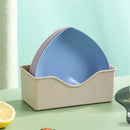 Axyaa Fruit Dish Set: Food Grade, Portable, Multi-function, No Fading Bone Dish