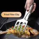 Axyaa Stainless Steel Food Tongs: BBQ Clip Meat Clamp Kitchen Tool
