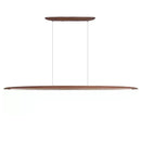 Axyaa Walnut Long Table Lamp: Modern Nordic Design, Zen Style LED Pendant Lights
