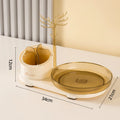 Axyaa Rotating Cosmetic and Jewelry Organizer for Makeup, Brushes, Lipsticks