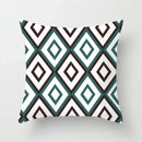 Axyaa Geometric Pattern Polyester Pillow Case for Home Sofa Decoration