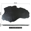 Axyaa Ceramic Special-shaped Steak Dinner Plate for High-end Dining