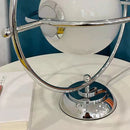 Axyaa Glass Planetary Rotating Desk Lamp - Modern Italian Style LED Lighting
