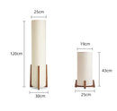 Axyaa Wood Floor Lamp Japanese Style Living Room Bedroom Study Desk Creative Lighting