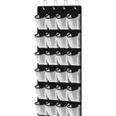 Axyaa 24-Pocket Over-the-Door Shoe Organizer with 4 Hooks