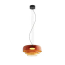 Axyaa Glass Lampshade Pendant Chandelier - Minimalist LED Lighting for Home Decor