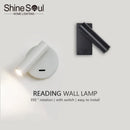 Axyaa LED Rotatable Wall Lamp for Living Room Bedroom Study Lighting Fixtures