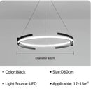 Axyaa LED Round Chandelier for Home Decor in Living Room, Dining Room - Simple Design