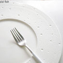 Axya Round Ceramic Serving Plate for Pasta, Steak, Sushi, and More