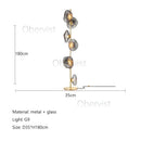 Axyaa Glass LED Floor Lamp | Modern Minimalist Design for Living Room & Bedroom