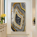 Axyaa LED Crystal River Hanging Paintings with Remote Dimming for Home Wall Decoration