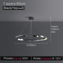 Axyaa Modern Luxury Circle Chandelier Set
