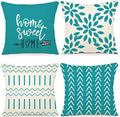 Axyaa Soft Linen Cushion Cover 45x45cm Multi-color for Living Room Sofa