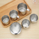 Axya Stainless Steel Seasoning Box Set with Spoon - Spice, Salt, Pepper Container