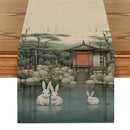 Axyaa Farmhouse Table Runner for Wedding Party Decor