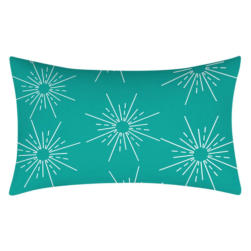 Axyaa Geometric Cushion Cover 30x50 Polyester Pillowcase for Home Decor