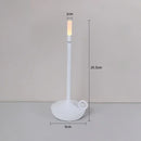 Axyaa LED Candlelight Camper Touch Night Light Rechargeable Table Lamp