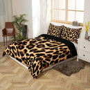 Axyaa Safari Cheetah Print Bedding Set - Leopard Comforter Cover Set