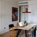 Axyaa Red Chandelier Pendant Lamp for Kitchen Island Dining Living Area