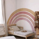 Axyaa Rainbow Watercolor Wall Stickers | Large Kids Room Decor