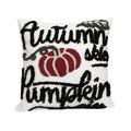 Axyaa Embroidered Pumpkin Fall Pillowcase - Cozy Sofa Cushion Cover