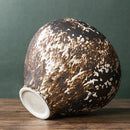 Axyaa Retro Chinese-style Porcelain Flower Vase Set - Earthenware & Kiln-transformed Accessories