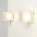Axyaa Designer Glass Square Wall Lamp for Modern Nordic Home Decoration