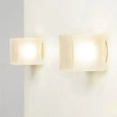 Axyaa Glass Square Wall Lamp: Modern Nordic Home Decoration Lighting
