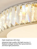 Axyaa Crystal Ceiling Light: Minimalist Nordic Bedroom Fixture