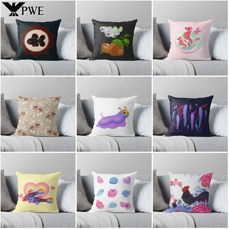 Axyaa Astrology Home Pillow Case 45*45 Modern Living Room Sofa Nordic Style
