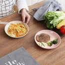 Axyaa Nordic Color Large Round Plate Set - 23CM, Shatter Resistant, Microwave Safe