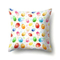Axyaa Colorful Candy Flower Succulent Plants Printed Pillow Case for Couch Sofa Bed