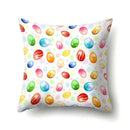 Axyaa Colorful Candy Flower Succulent Plants Printed Pillow Case for Couch Sofa Bed