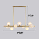 Axyaa Modern LED Pendant Chandeliers for Home Living and Dining Room Lighting