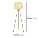 Axyaa Nordic Feather Floor Lamp LED Standing Light for Modern Art Family Living Room