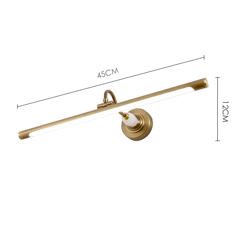 Elegant Axyaa Copper Jade LED Wall Light for Home Decor and Vanity Lighting