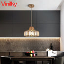 Axyaa Crystal Pendant Chandelier Ceiling Light - Nordic Hotel LED Fixture