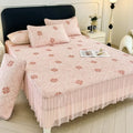 Axyaa Cartoon Jacquard Ice Doudou Soft Mat Three-piece Set