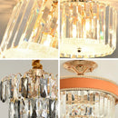 Axyaa Crystal Ceiling Chandelier for Elegant Home Décor