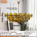 Axyaa Murano Glass Chandeliers: Luxury LED Pendant Lights for Elegant Decor