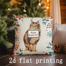 Axyaa Christmas Pillowcases - Festive Home Decor Cushion Cover for Sofa, Bedroom, Car