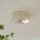 Axyaa Nordic Cream Glass Egg Tart Ceiling Lamps