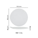 Axyaa Stone Pattern Ceramic Plate - Matte Finish Molecular Cuisine Tableware