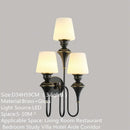 Axyaa Brass LED Wall Lamp for Luxury Spaces