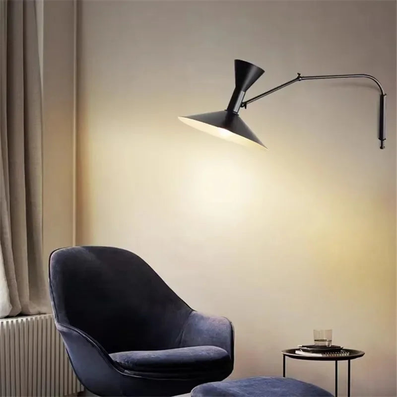 Axyaa Industrial Long Wall Sconce Marseille Lamp for Bedroom and Living Room