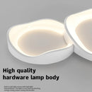 Axyaa White LED Ceiling Chandelier with Remote Control