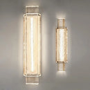 Axyaa Modern Luxury Bubble LED Crystal Glass Wall Lamp in Gold Color