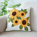 Axyaa Nordic Flower Embroidered Pillow Cover - Lightweight Luxury Home Decor