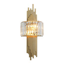 Axyaa Modern Crystal LED Wall Lamp for Bedroom Staircase Indoor Lighting.