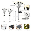 Axyaa Solar Glowworm Lights: Dual-Color LEDs, Waterproof for Lawn, Pathway, Patio